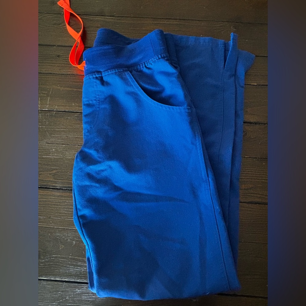 Figs winning blue scrub pants